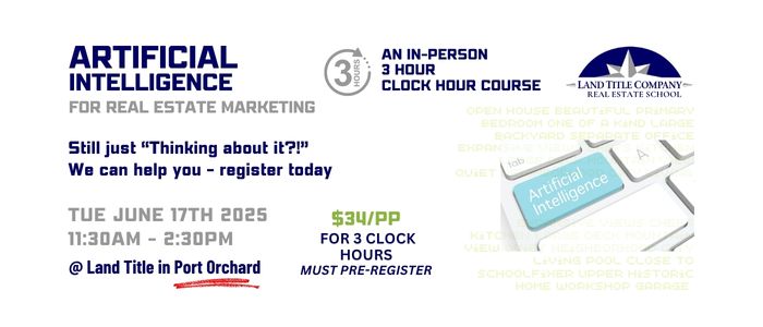 Still “Thinking about it?!” We Can Help You AND You Get 3 Clock Hours!