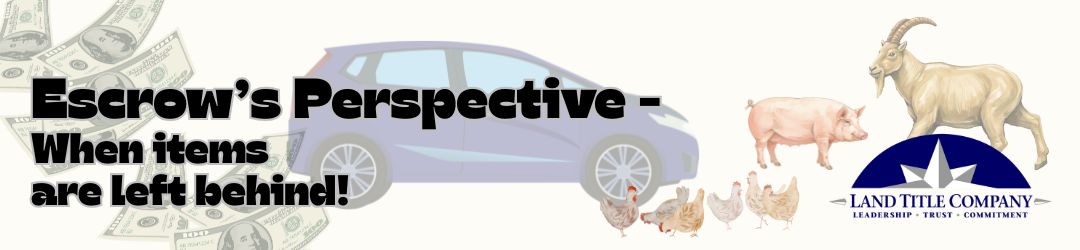 What To Consider When Items Are Left Behind